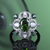 EMERALD FLORA RING