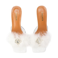 Ostrich Hair Heels