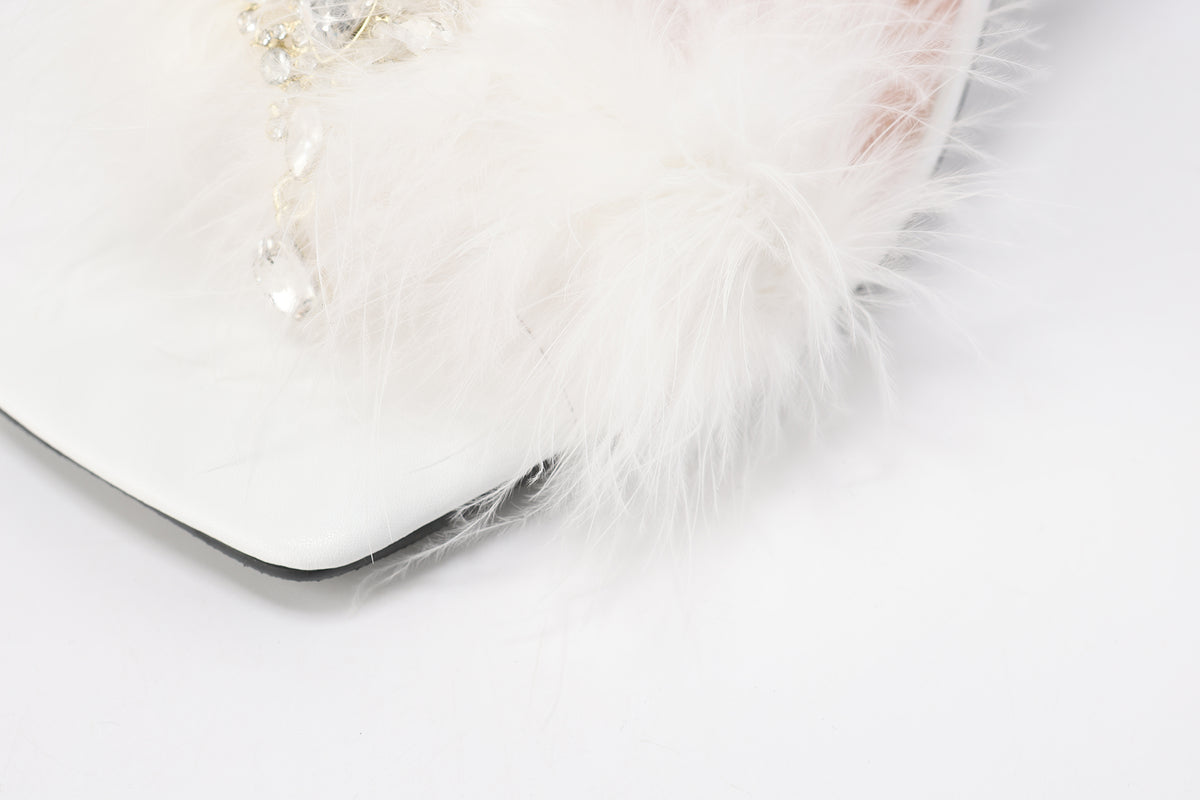 Ostrich Hair Heels