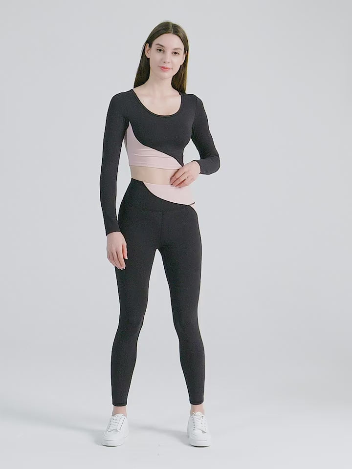 2pcs LISA CURVE LONGSLEEVE SUITS