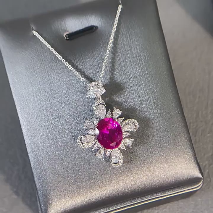 PINK CROWN NECKLACE II