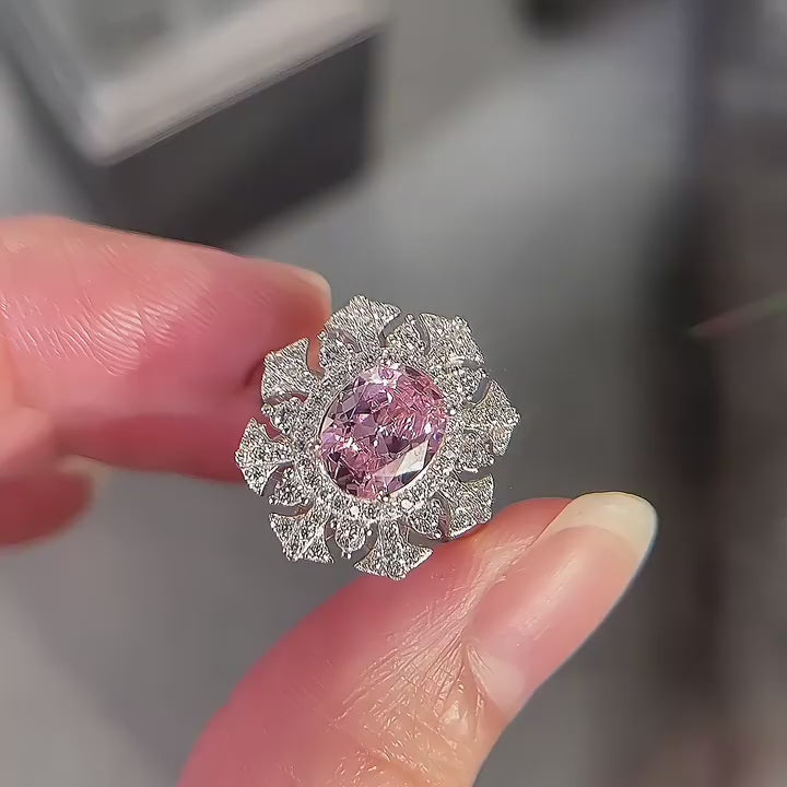 PINK OVAL RING