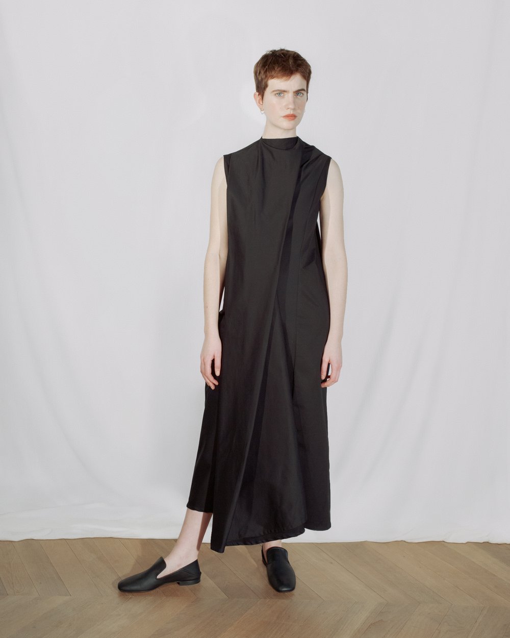 Serra draped dress