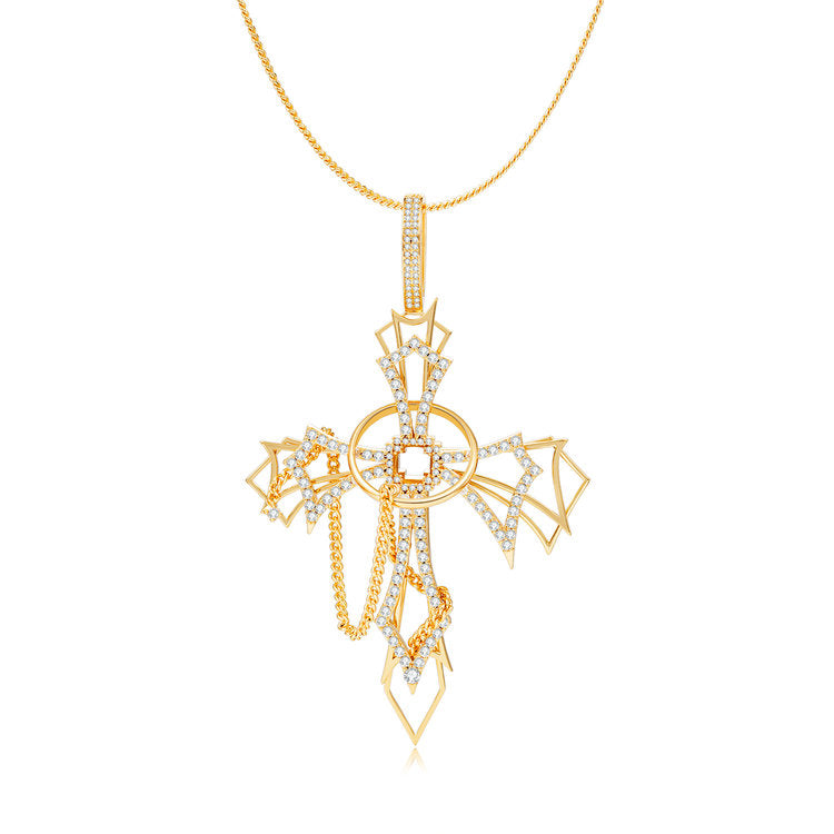 TRIPLE CROSS PENDANT