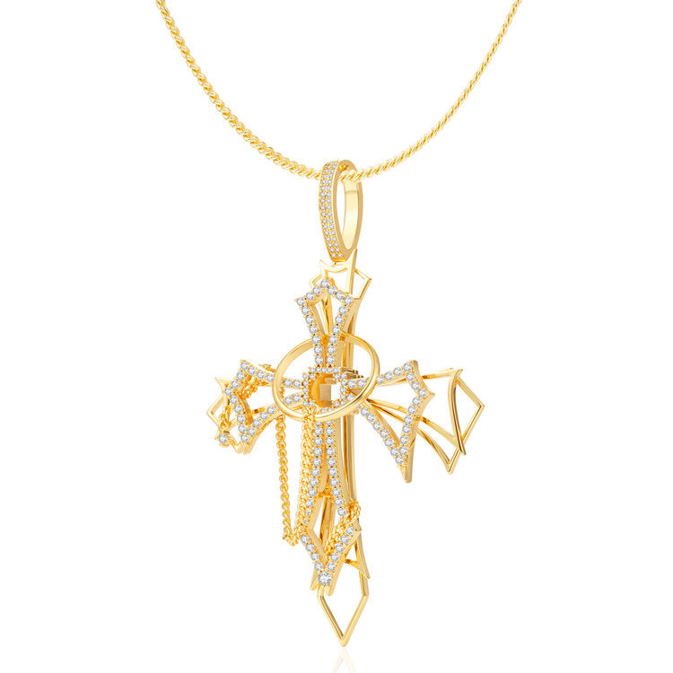 TRIPLE CROSS PENDANT