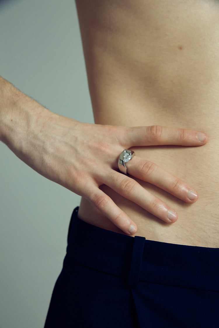 White Stone in the Brick Ring I