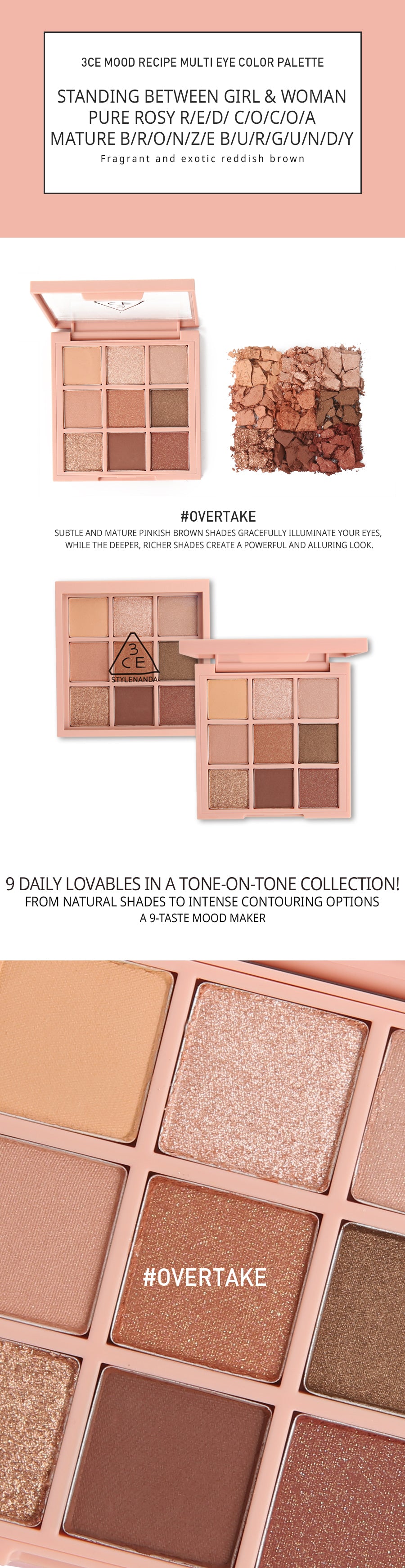 MULTI EYE COLOR PALETTE #OVERTAKE