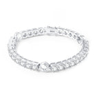 LOGO TENNIS BRACELET - WHITE GOLD