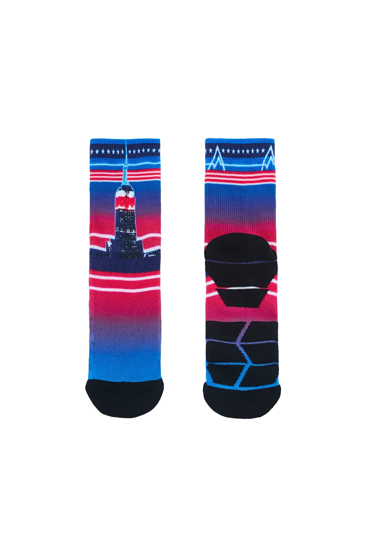 Empire State Printed Sports Socks