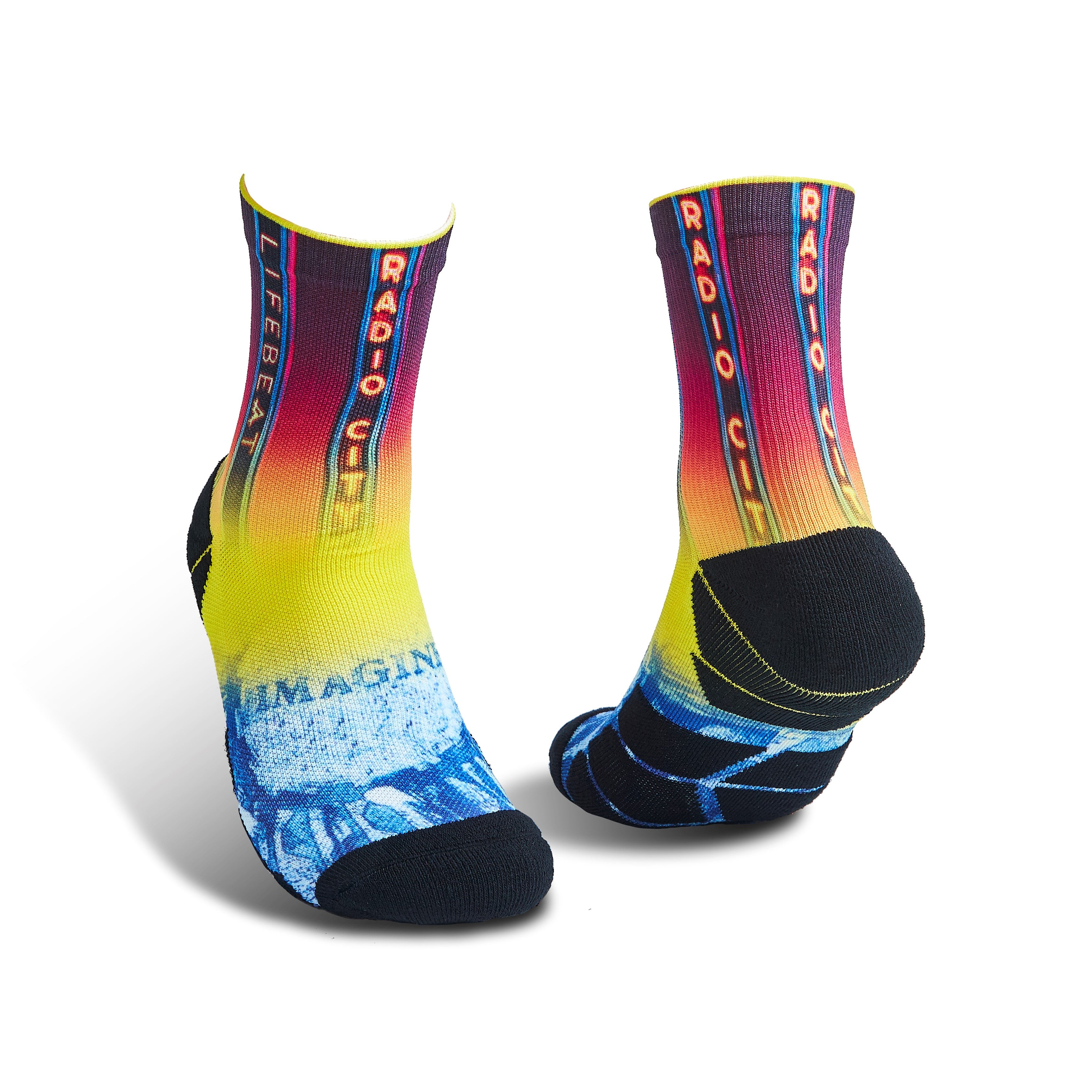 Strawberry Field Printed Sports Socks