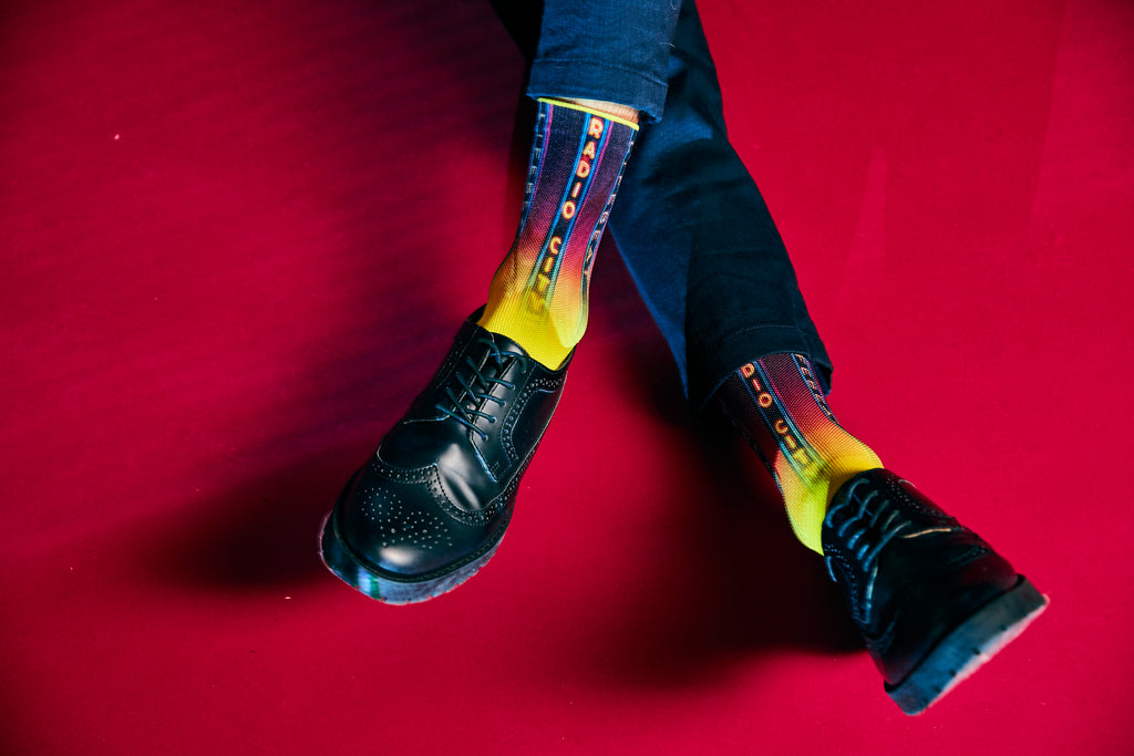 Strawberry Field Printed Sports Socks