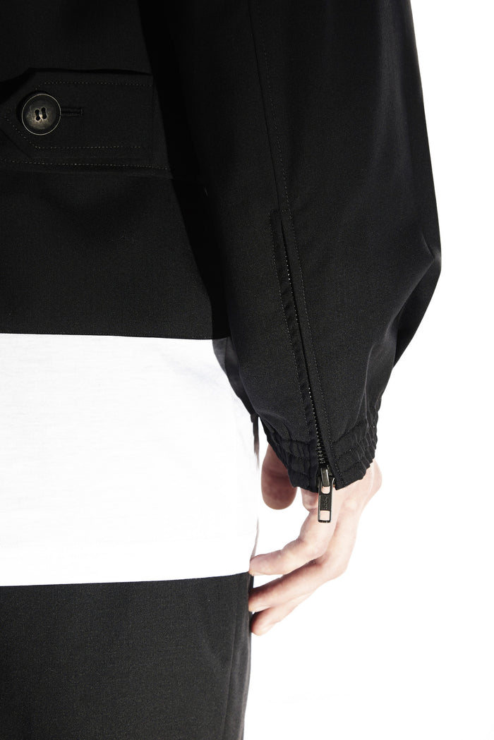 OUTTERS - BLOUSON WITH LARGE POCKETS IN SUITTING