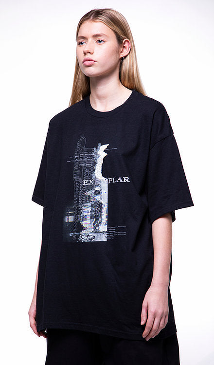 SHORT SLEEVE TEE IN BLACK