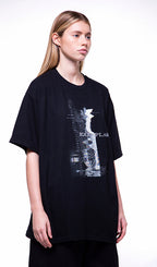 SHORT SLEEVE TEE IN BLACK