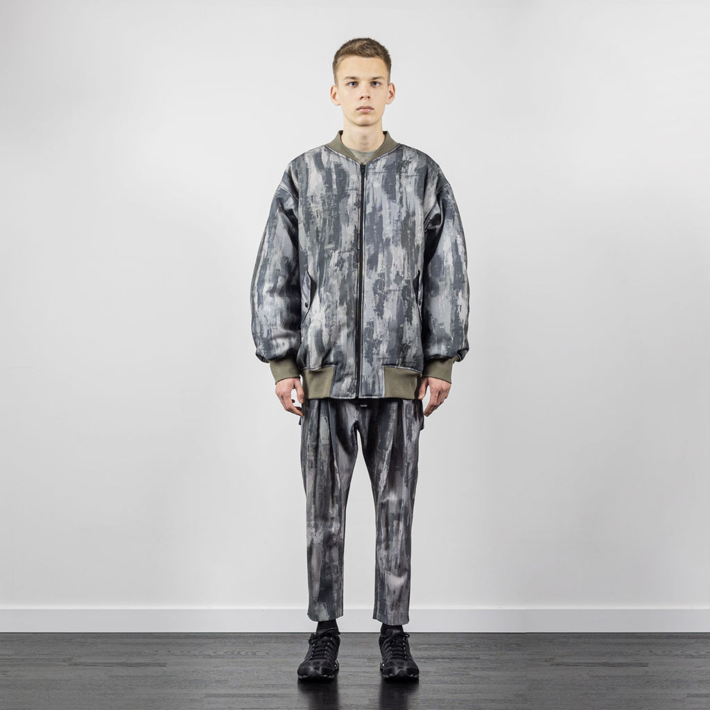 MONOCHROME X FRAGILE TIE DYE BOMBER JACKET