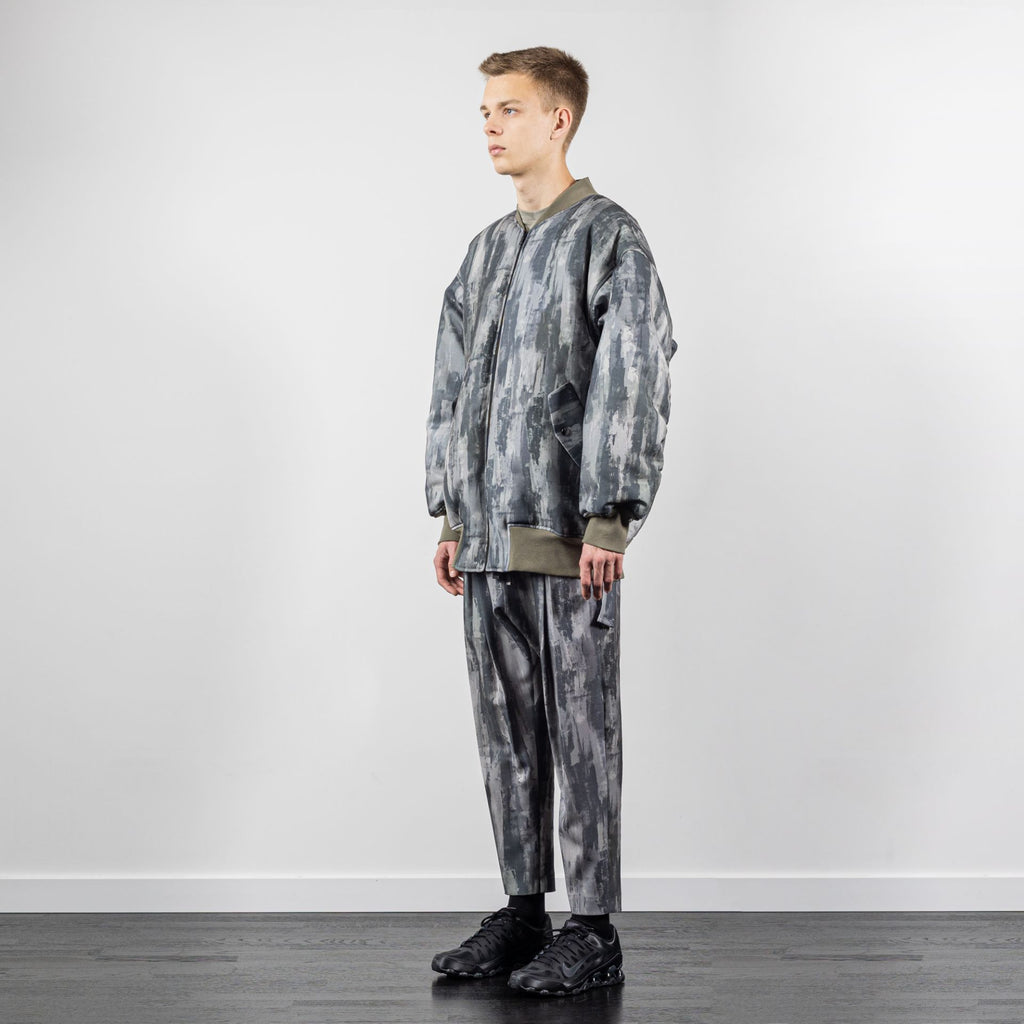 MONOCHROME X FRAGILE TIE DYE BOMBER JACKET