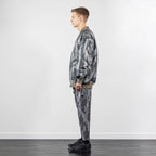 MONOCHROME X FRAGILE TIE DYE BOMBER JACKET