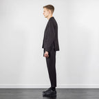 BLAZER WITH ELONGATED BACK PANEL