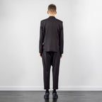 BLAZER WITH ELONGATED BACK PANEL