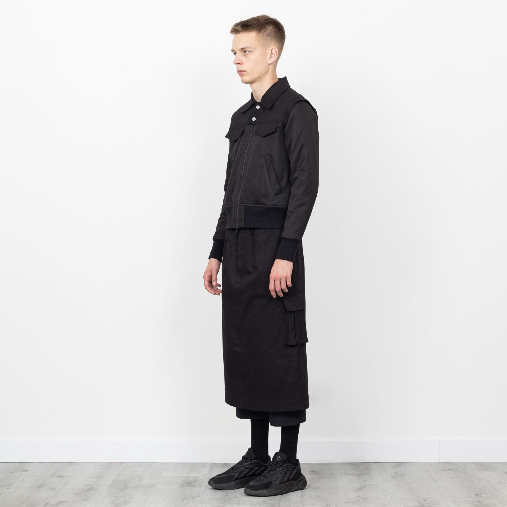 DECONSTRUCTED CLASSIC JACKET BLACK