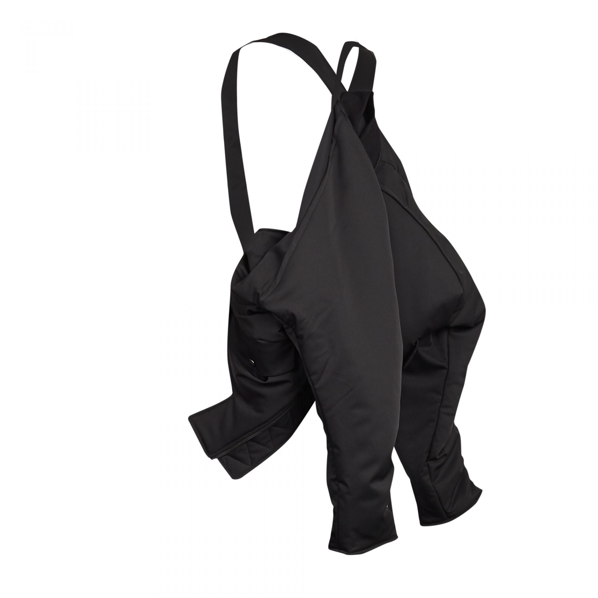 GEOMETRIC RAVER BOMBER JACKET BLACK