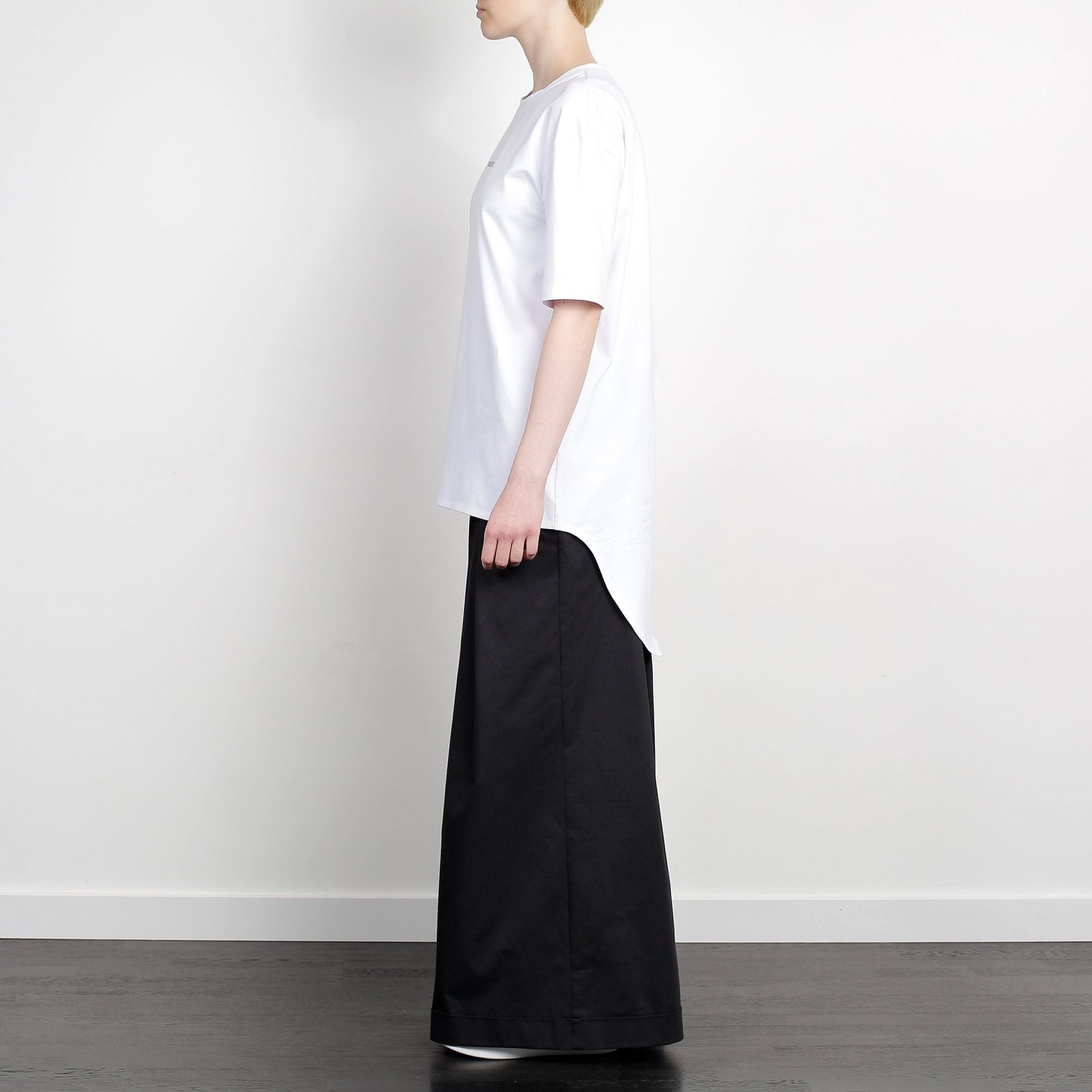 ELONGATED LOGO T-SHIRT WHITE