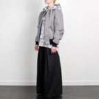 TIE DYE BOMBER JACKET GREY