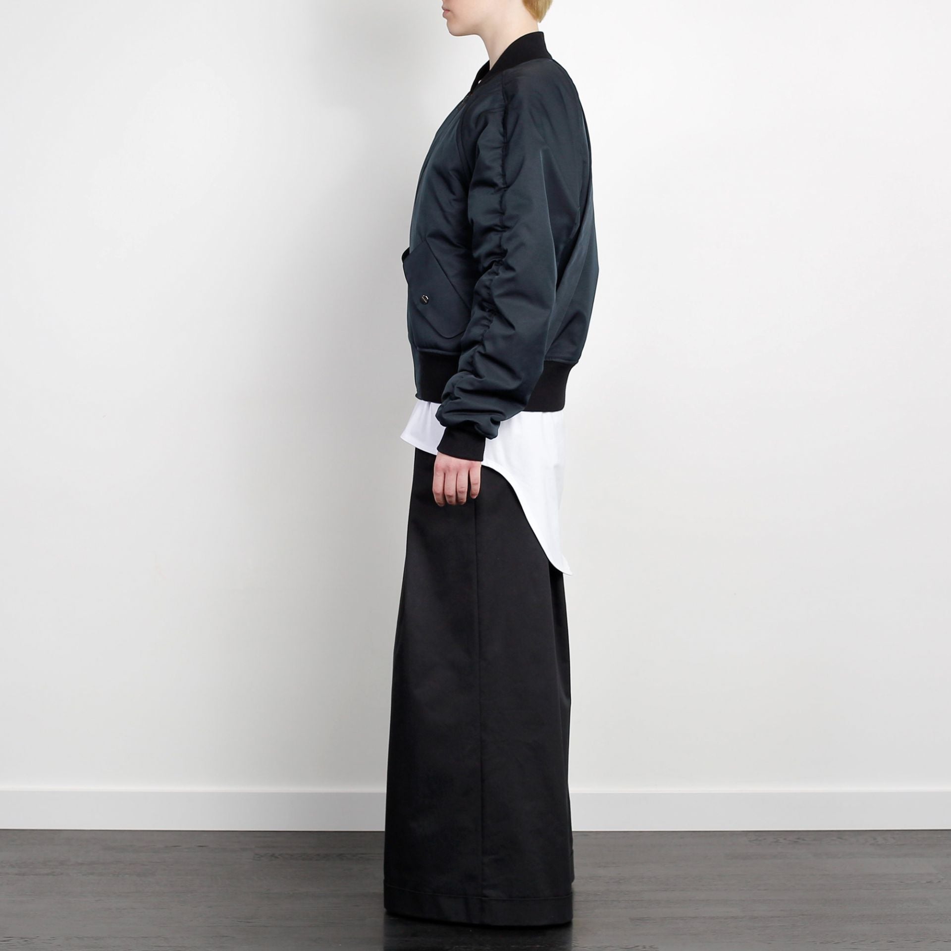 RAVER BOMBER ANTHRACITE GREEN