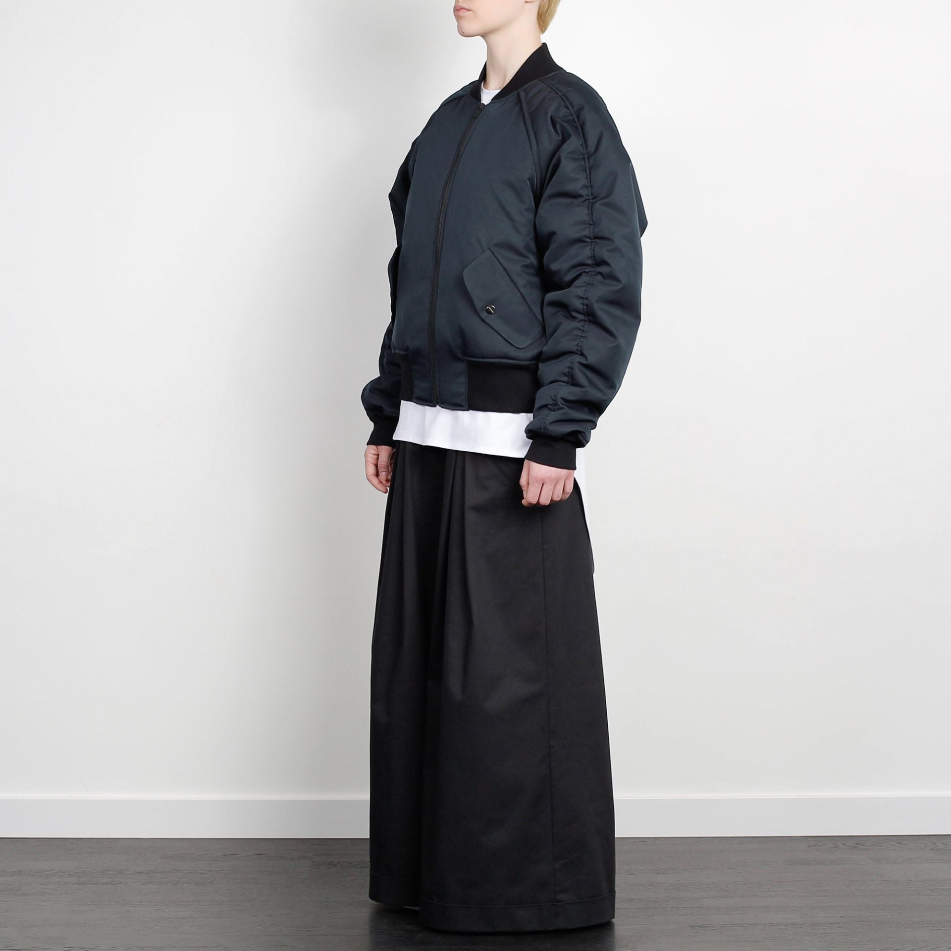 RAVER BOMBER ANTHRACITE GREEN