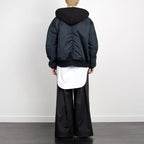 BOMBER JACKET ANTHRACITE GREEN