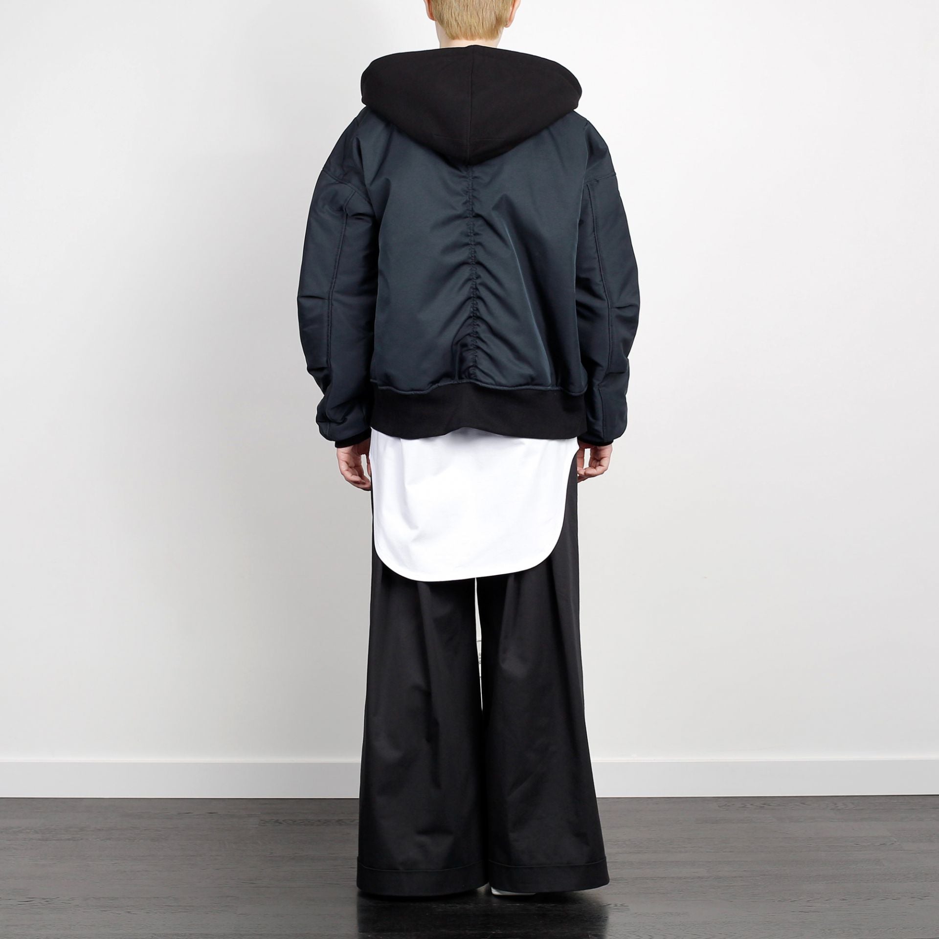 BOMBER JACKET ANTHRACITE GREEN