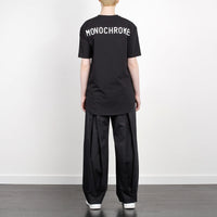 ELONGATED LOGO T-SHIRT BLACK