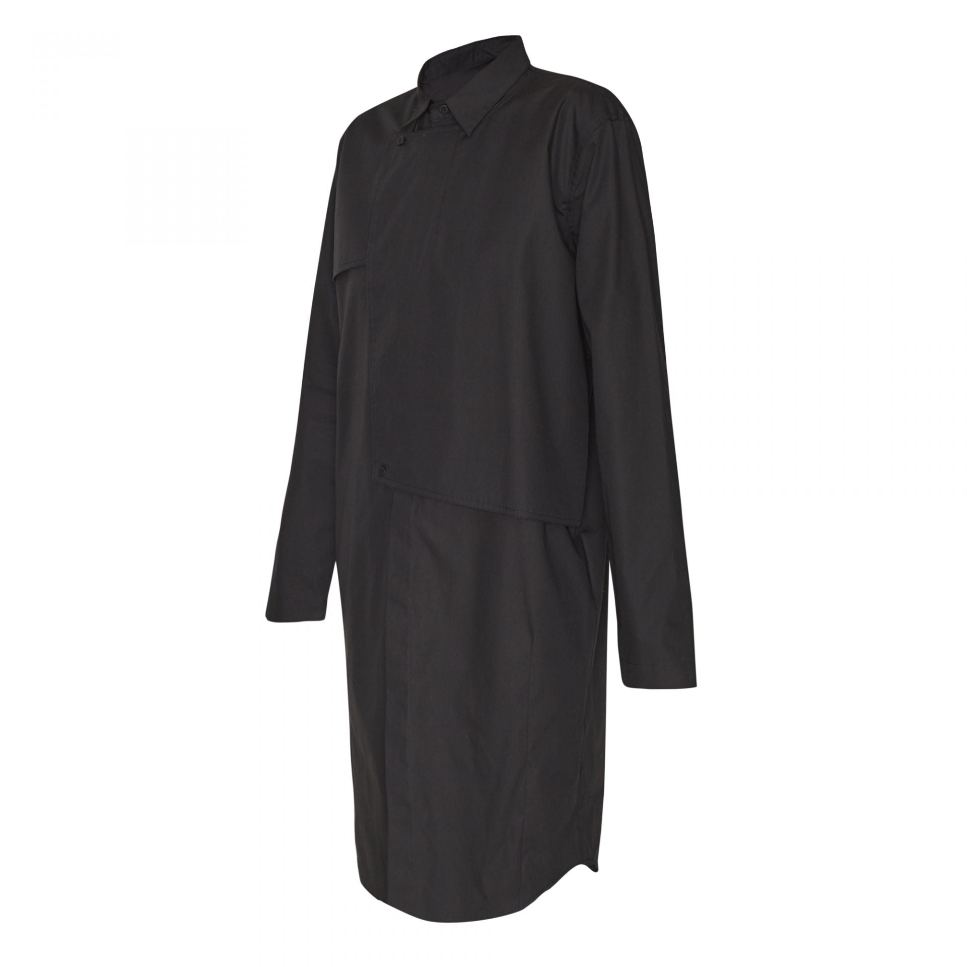 TRENCH SHIRT BLACK