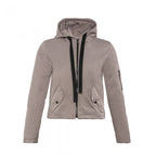 BEIGE HOODED JACKET