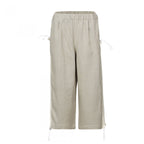 TAPE TROUSERS BEIGE