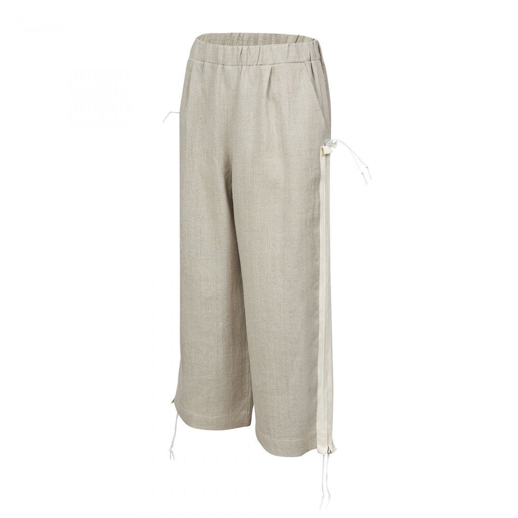 TAPE TROUSERS BEIGE