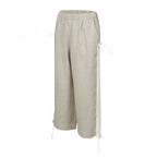 TAPE TROUSERS BEIGE