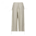 TAPE TROUSERS BEIGE