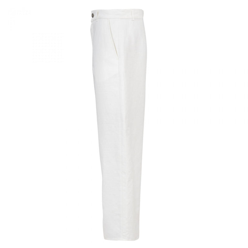 ROUND TROUSERS WHITE