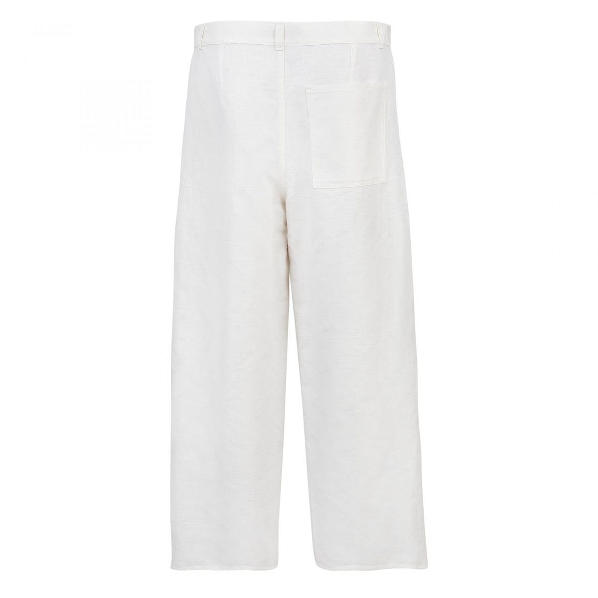 ROUND TROUSERS WHITE
