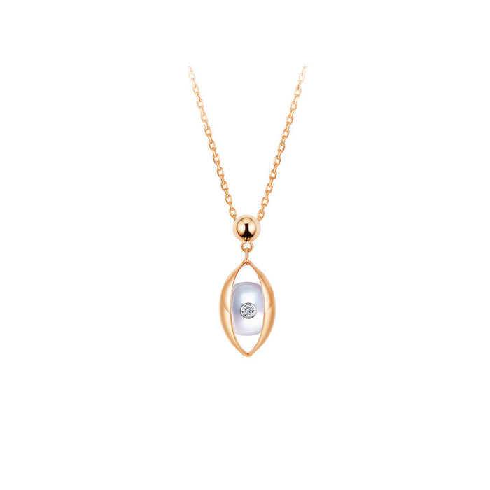 THE EYE-NECKLACE ROSE GOLD