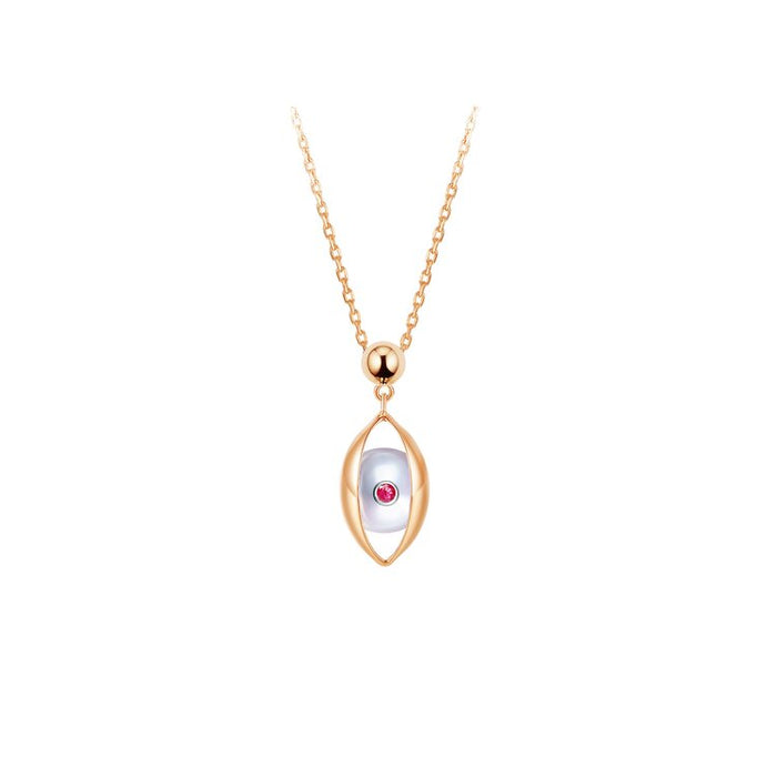 THE EYE-NECKLACE ROSE GOLD