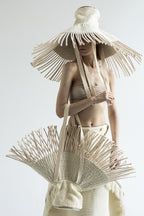 BASKET 5-WAY TRANSFORMING PIECE: HAT / BAG / SLEEVE